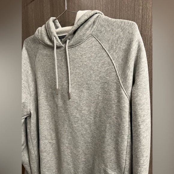 All In Motion Men's Cotton Fleece Pullover Sweatshirt, Grey, Size M - Picture 2 of 3